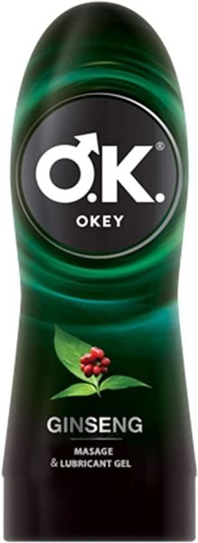 Okey Ginseng Kayganlaştırıcı jel ve Masaj Jeli 200 ml