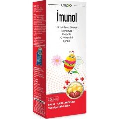 Orzax İmunol Ballı Çilekli Şurup 150ml