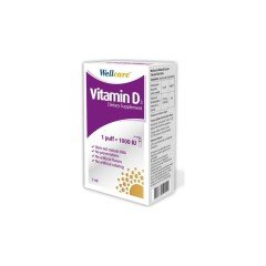 Wellcare Vitamin D3 1000 IU 5ML