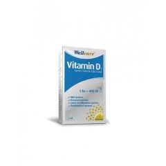 Wellcare Vitamin D3 400 IU 5ML