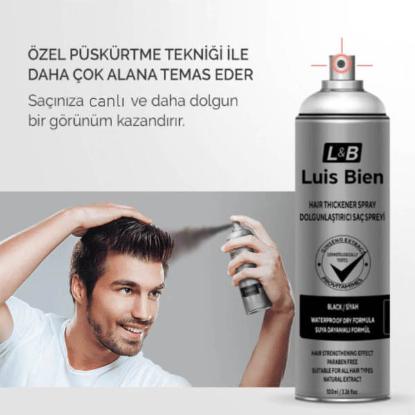 Luis Bien Dolgunlaştırıcı Saç Spreyi 100 ml KOYU KAHVE