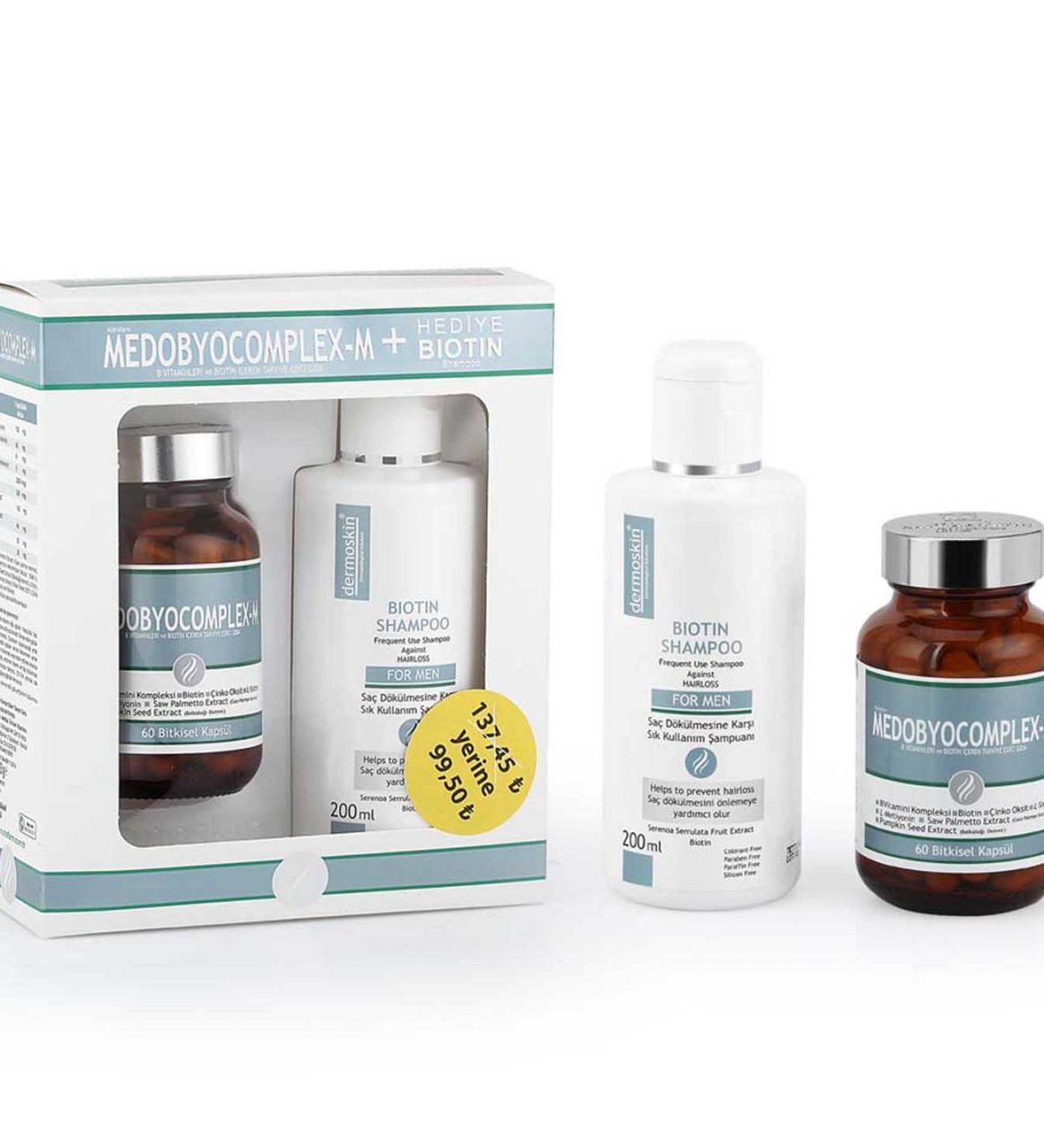 Dermoskin Biotin Şampuan ve Tablet