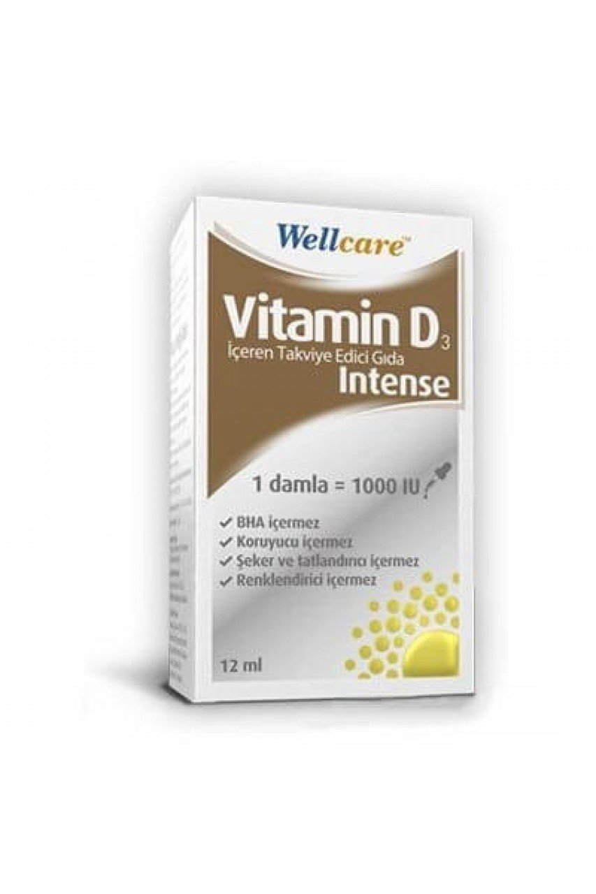 Wellcare Vitamin D3 1000 IU 12 ml Damla