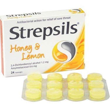 Strepsils Herbal Boğaz Pastili Bal-Limon 24 Adet