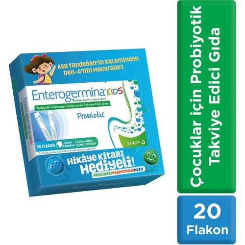 Enterogermina Kids Probiyotik 20 Flakon + Hikaye Kitabı