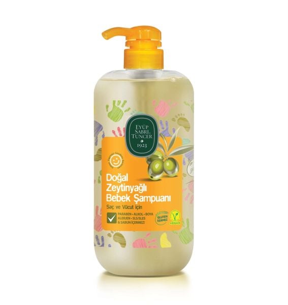 Eyüp Sabri Tuncer Doğal Zeytinyağlı Bebek Şampuanı 600 ml PP Şişe