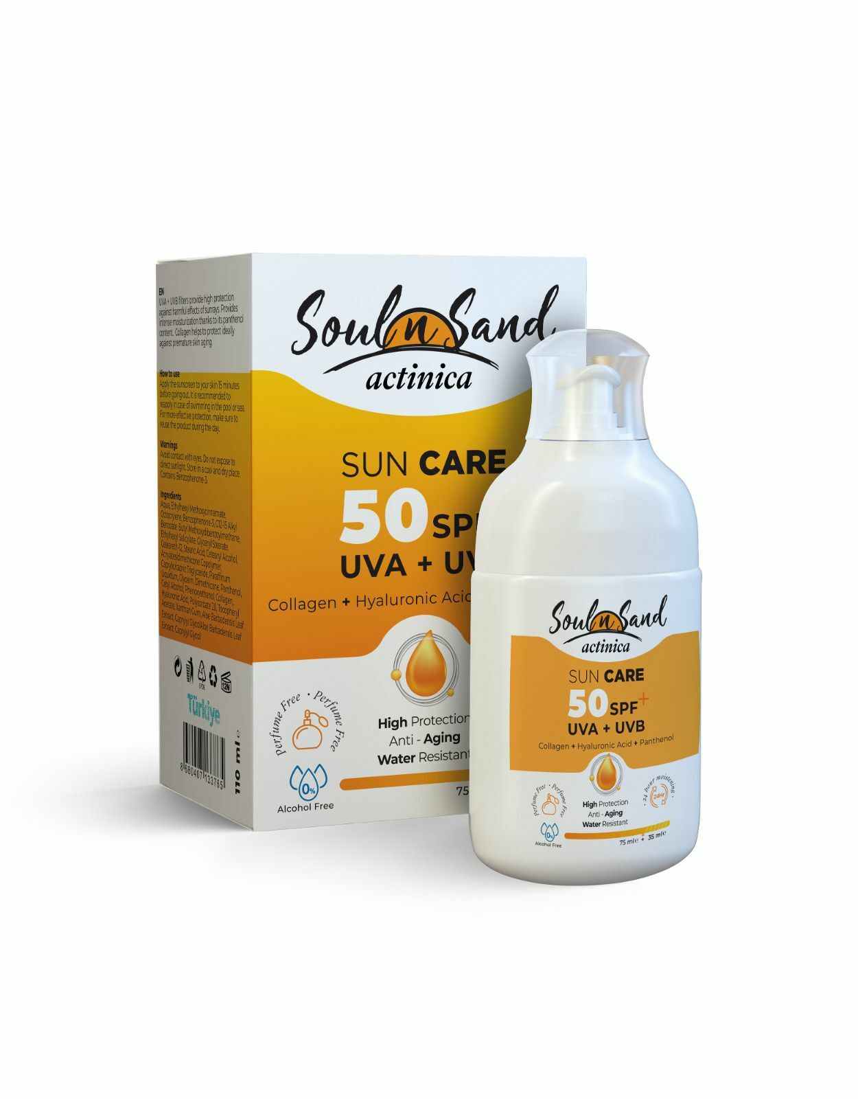 Soul N Sand Actinica Sun Care 50 Spf+ 110 ml