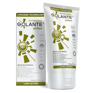 Solante Antiox Sun Care Lotion 150 ml SPF 50+ Suya Dayanıklı Güneş Losyonu