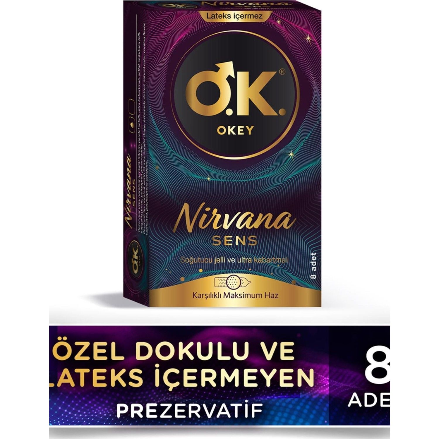 Okey Nirvana Sens 8'li Prezervatif