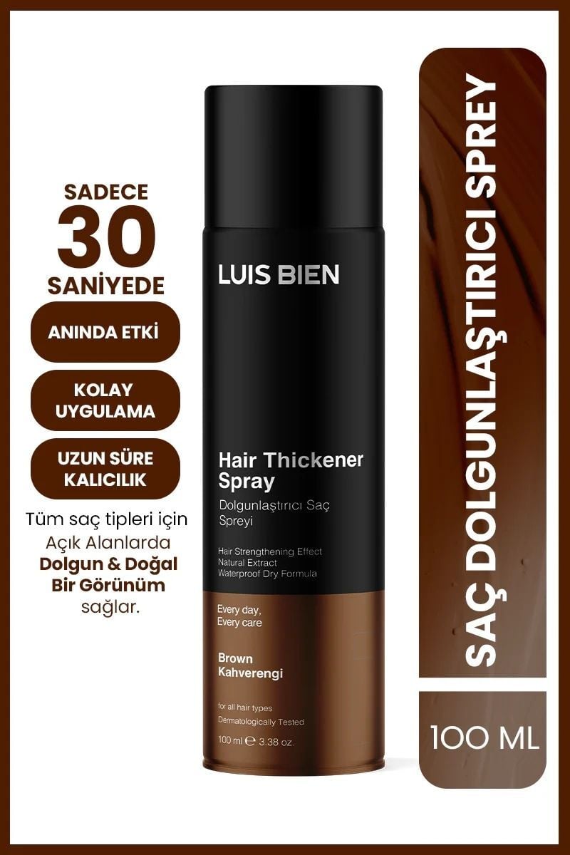 Luis Bien Dolgunlaştırıcı Saç Spreyi Kahverengi 100 ml